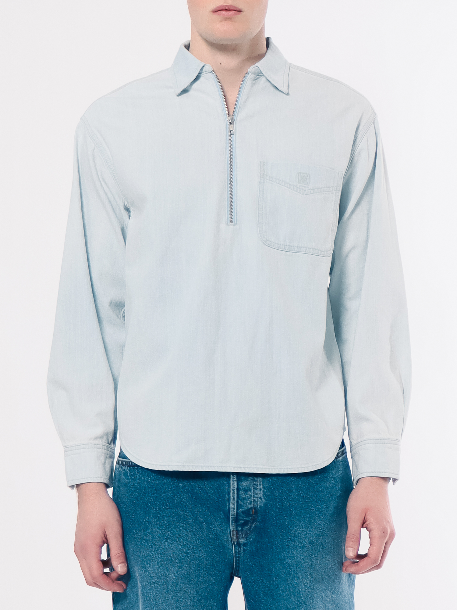 Julius Zip Denim Shirt