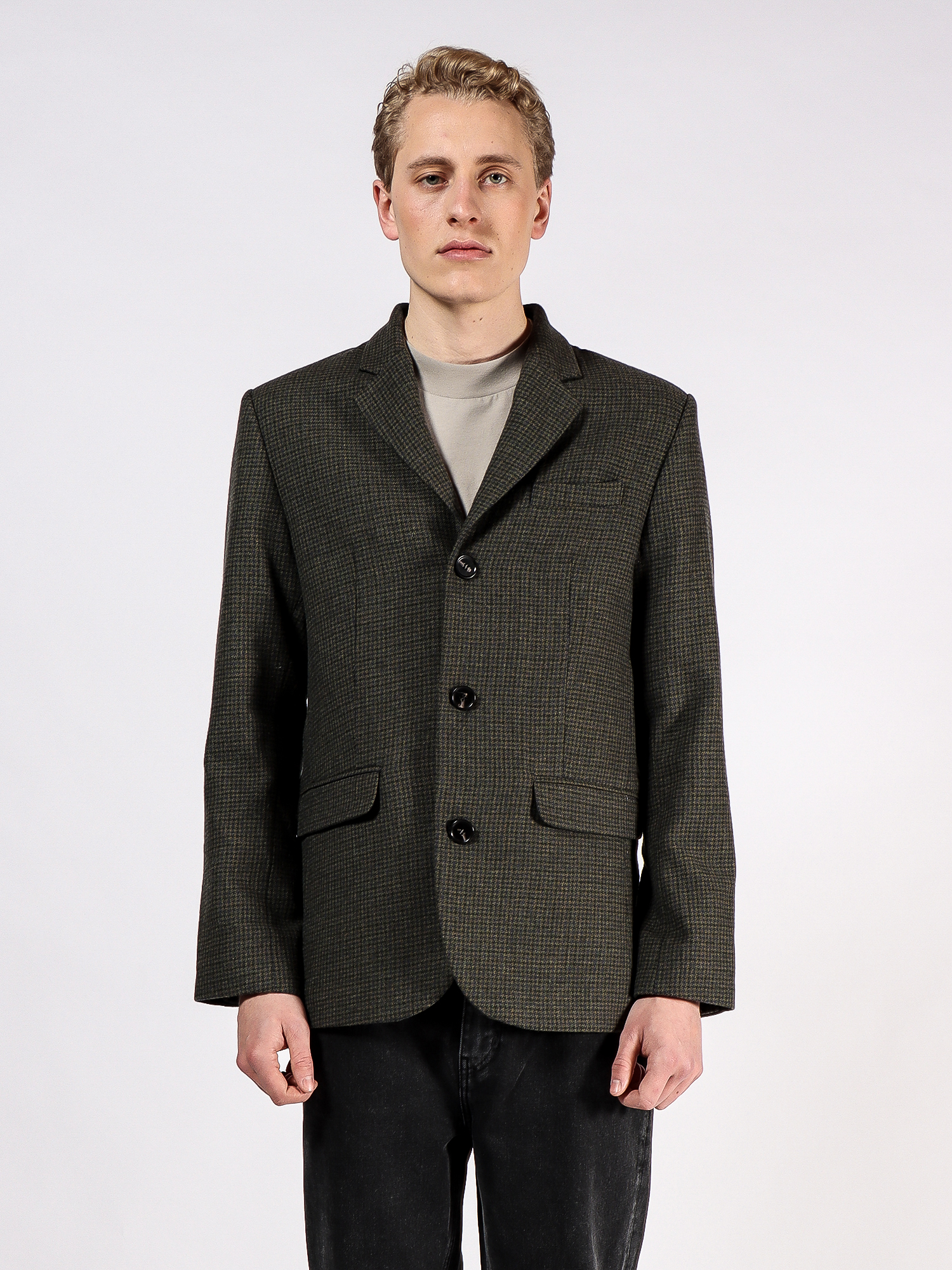 Alfred - Brown Herringbone