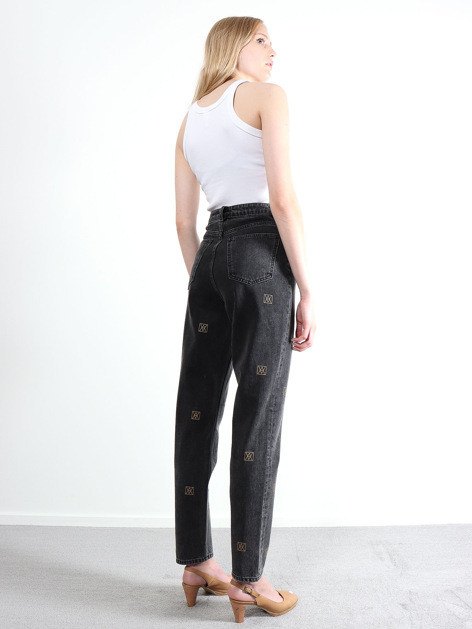 Rosie - Black Gold Print
