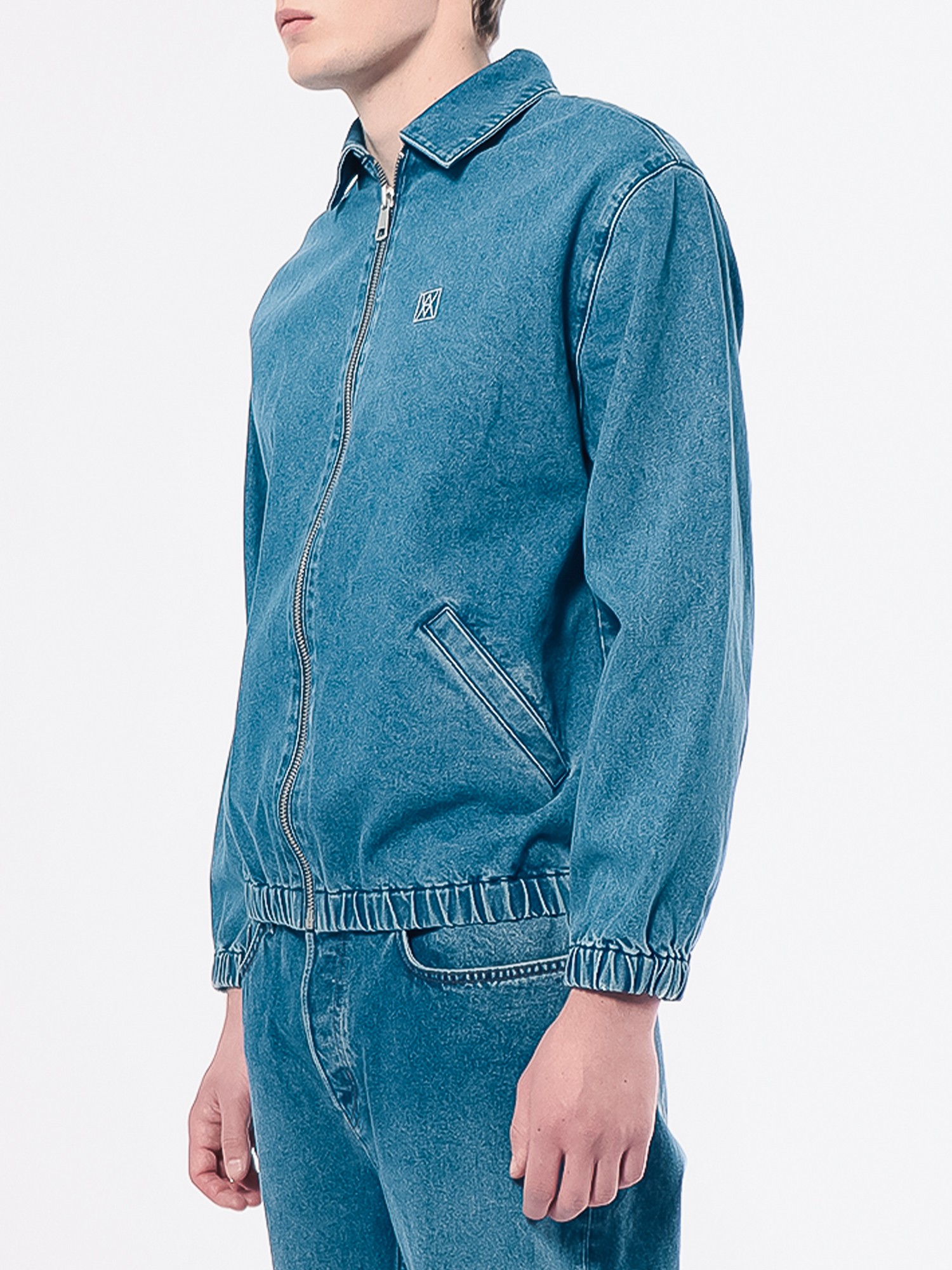 Rolf Zip Denim Jacket