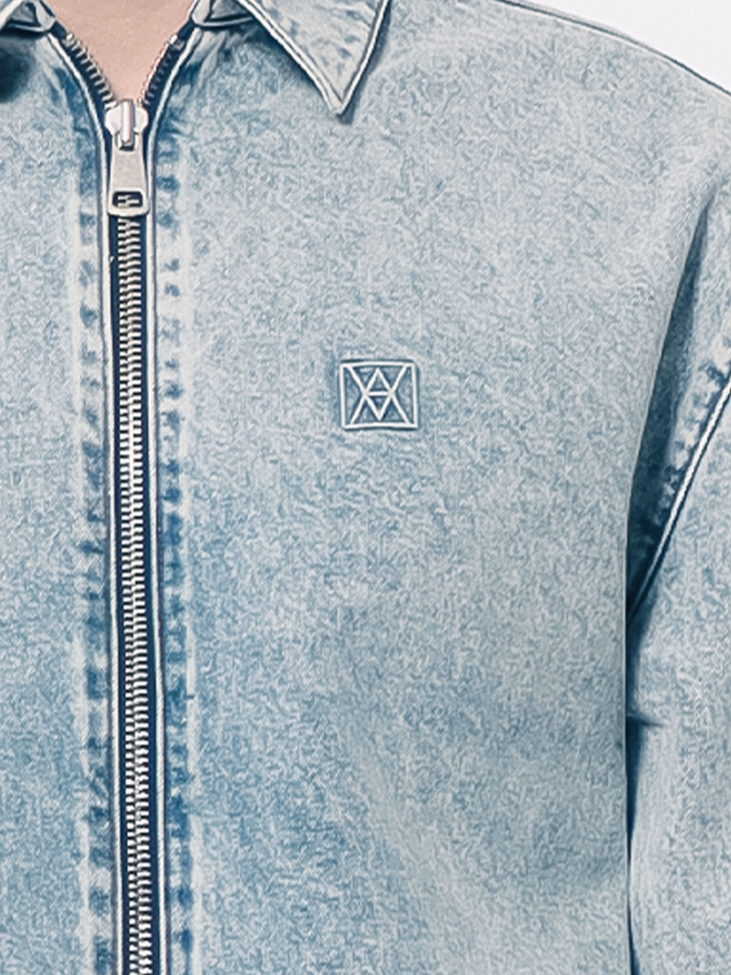 Rolf Zip Denim Jacket