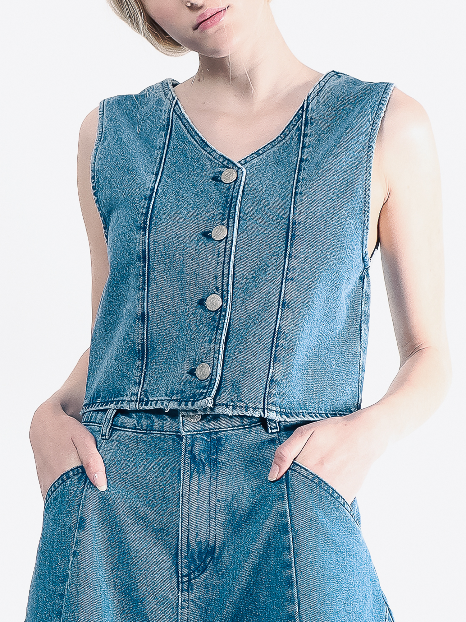 Stevie Denim Vest